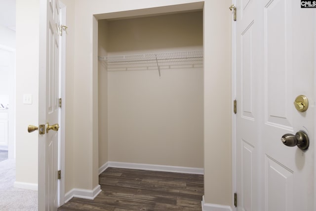 view of closet