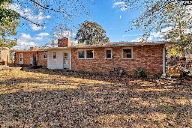 view of rear view of property