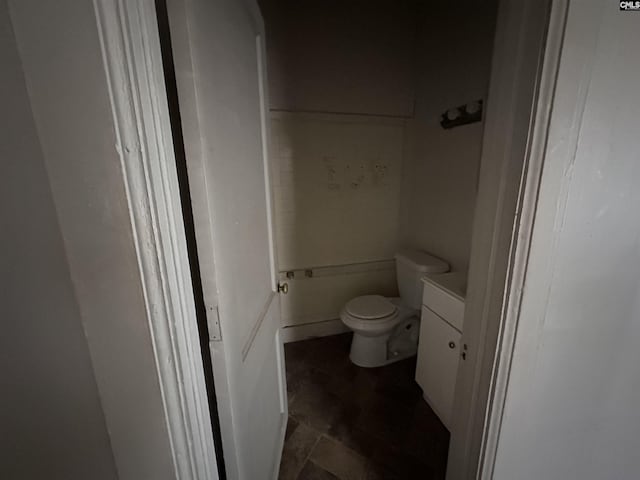 bathroom featuring toilet