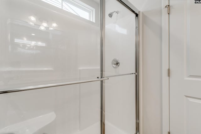 bathroom with walk in shower