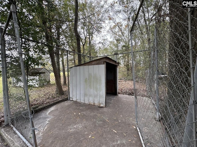 view of outdoor structure