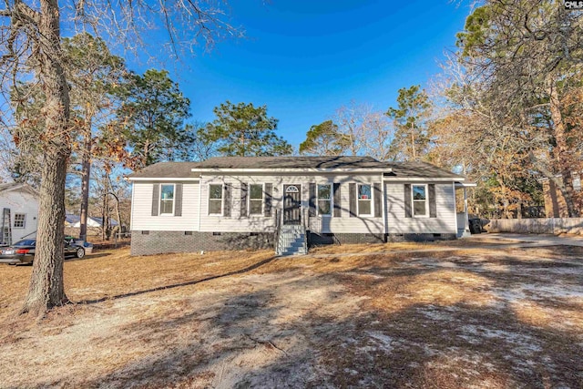 view of front of property