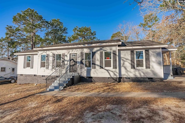 view of front of home