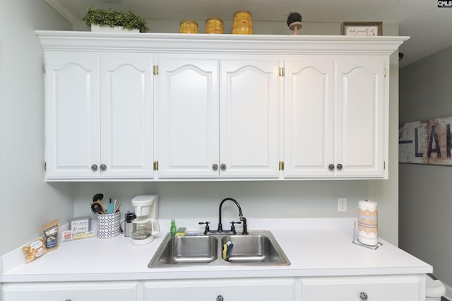 interior space featuring sink