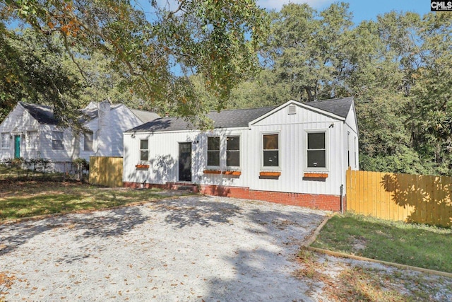 view of front of home