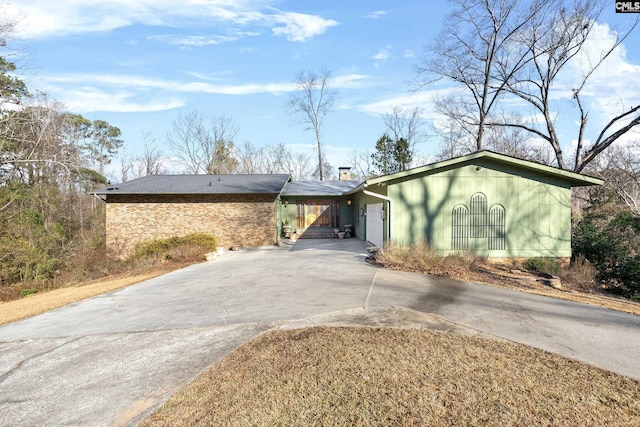 view of ranch-style house