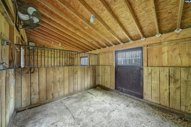 view of horse barn