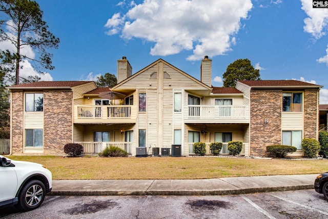 view of property with central AC unit