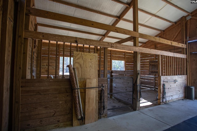 view of stable