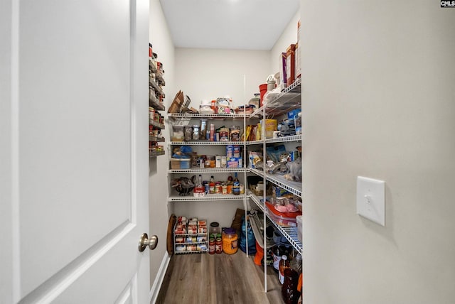 view of pantry