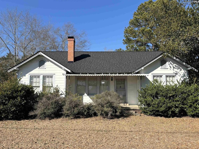 view of front of property