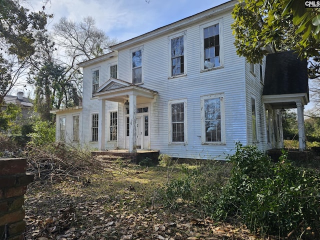 view of colonial house