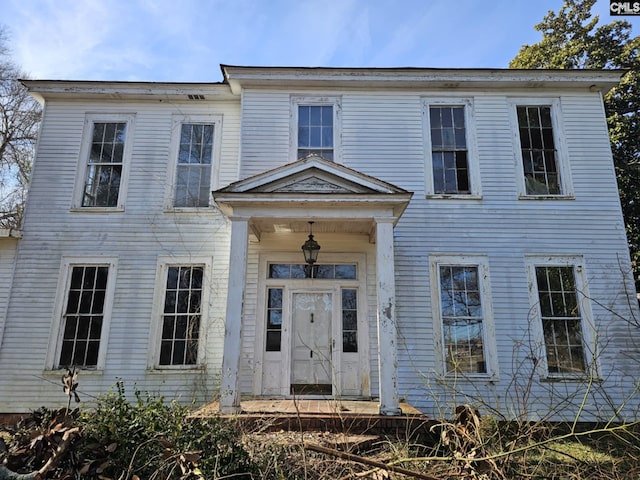 view of front of home