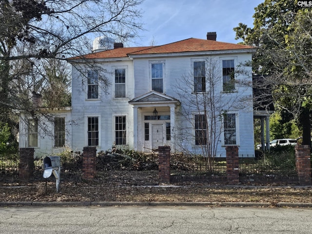 view of colonial-style house