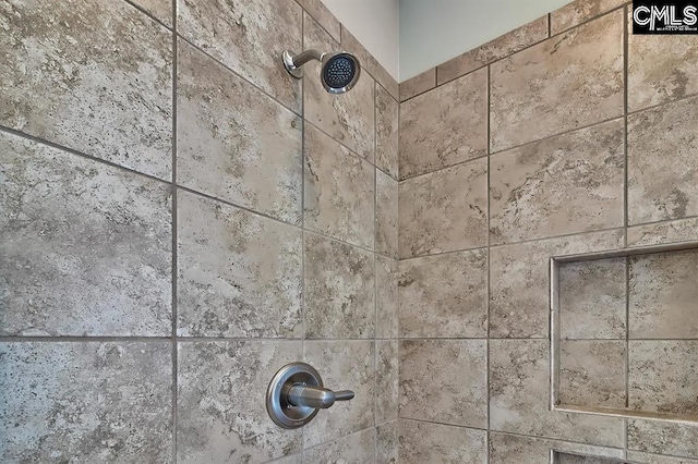 room details featuring tiled shower