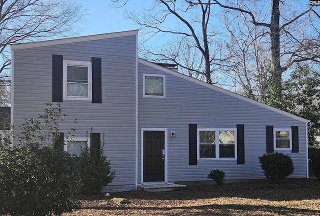 view of front of property