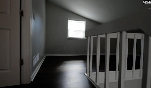 bonus room featuring vaulted ceiling