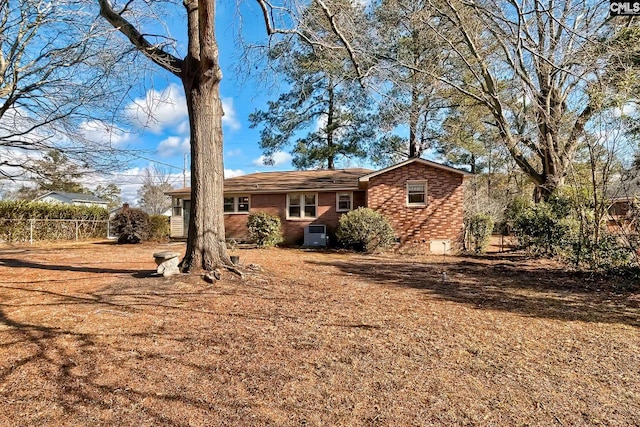 view of back of property