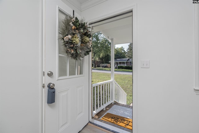 doorway to outside featuring a wealth of natural light