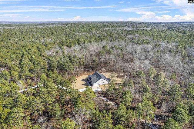 aerial view with a view of trees