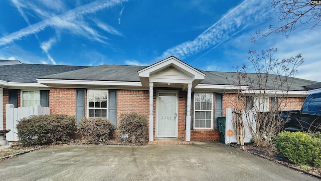 view of front of home