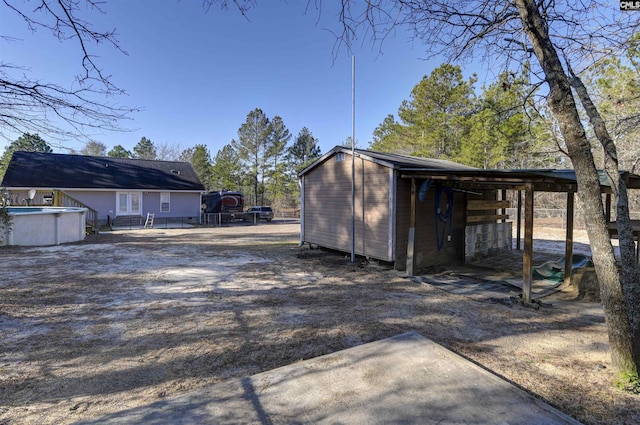 view of outbuilding