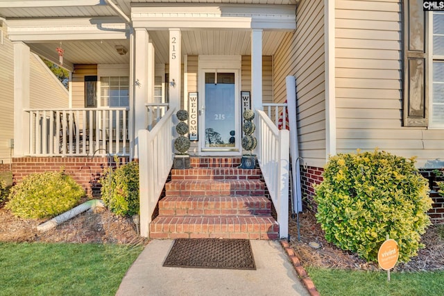 view of property entrance