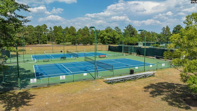 view of sport court