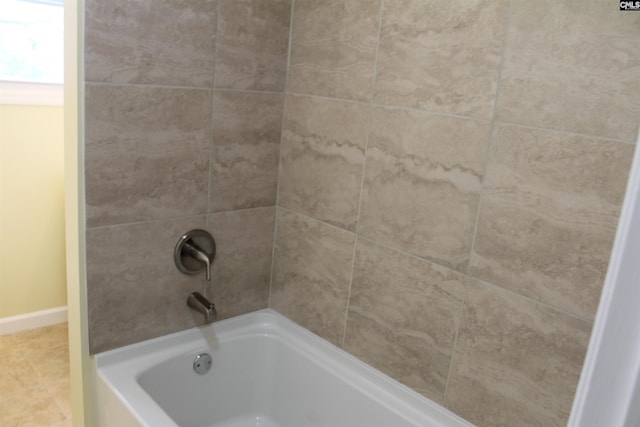 bathroom featuring shower / bath combination