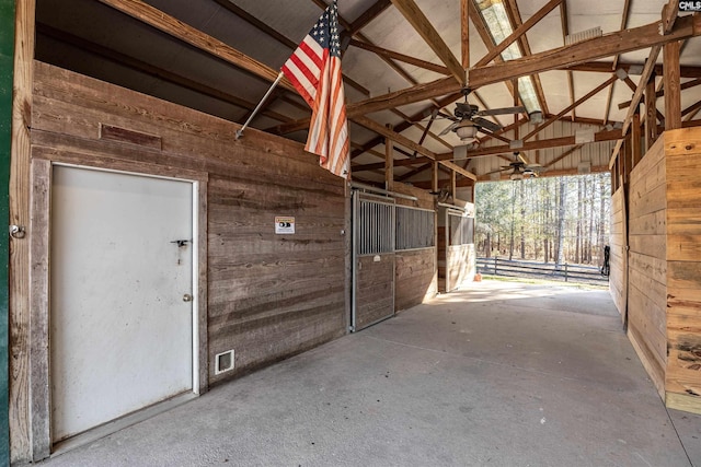 view of stable