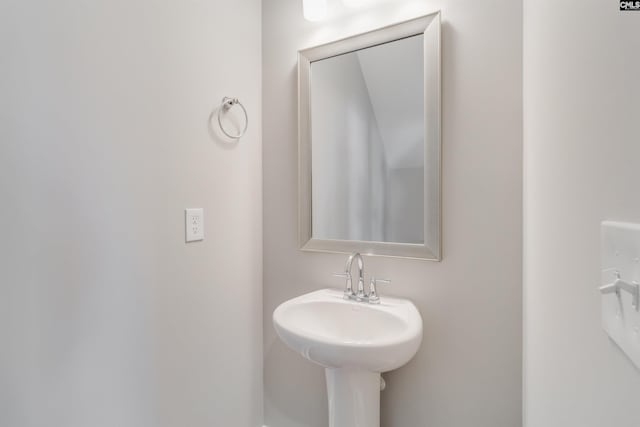 bathroom with a sink