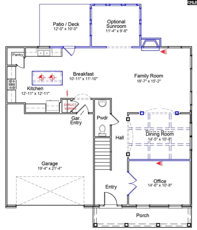 view of layout