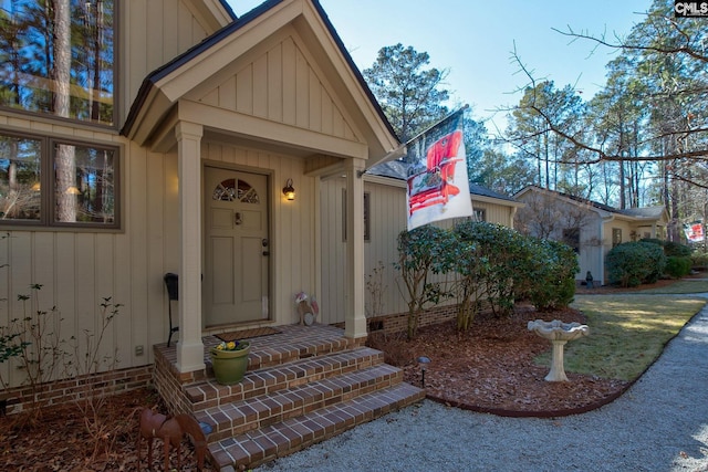 view of entrance to property