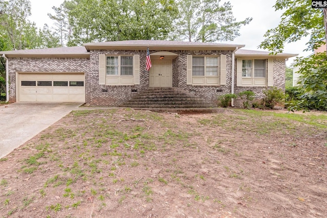 ranch-style home with a garage