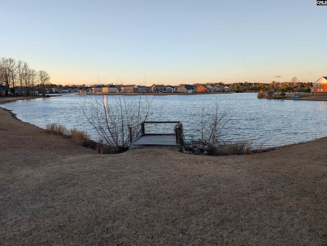 property view of water