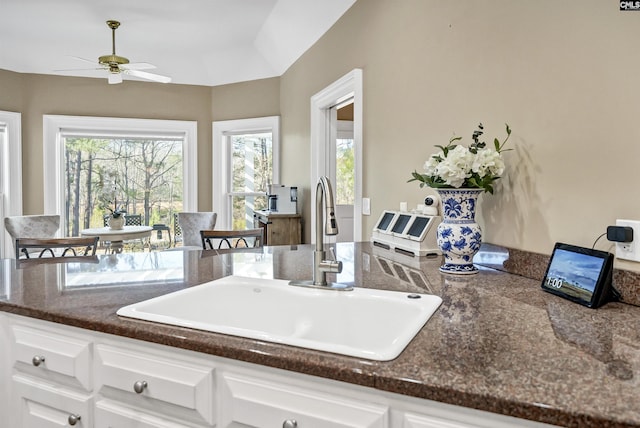 106 Stonebrook Dr, Blythewood, SC 29016 - interior space with sink and ceiling fan