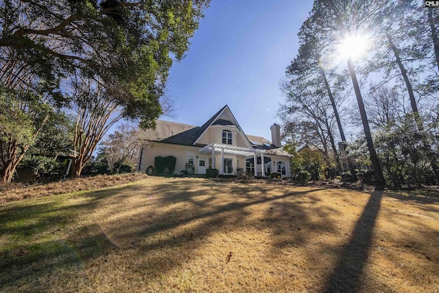 106 Stonebrook Dr, Blythewood, SC 29016 - view of front of property featuring a front yard and a pergola