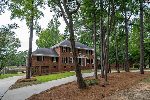 view of colonial-style house