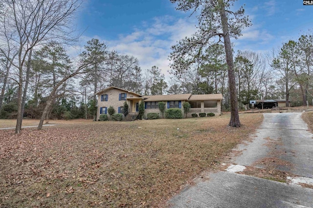 view of front of home