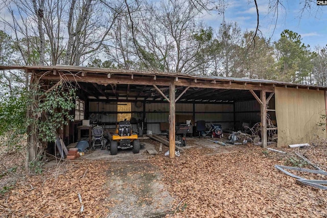 view of outbuilding