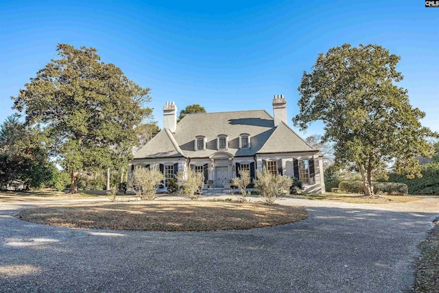 view of french provincial home