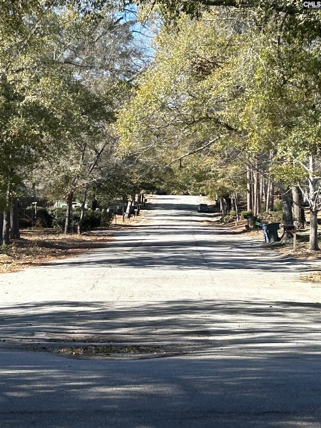 view of road