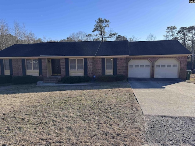 ranch-style house with a garage