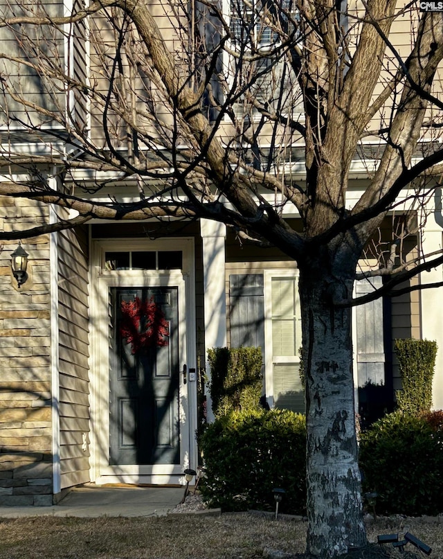 view of entrance to property