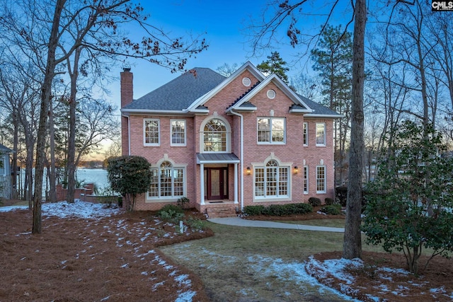 view of colonial home