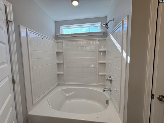 bathroom featuring shower / washtub combination