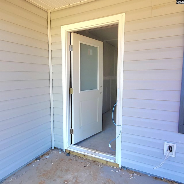 view of entrance to property