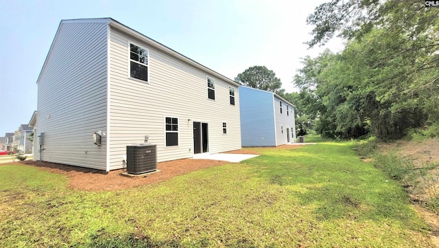 1706 Canopy Dr # 37, Sumter, SC 29150 - rear view of house with a yard, cooling unit, and a patio area