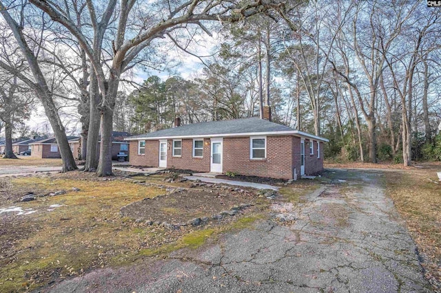 view of ranch-style home