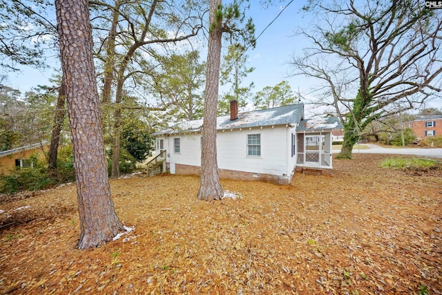 view of home's exterior